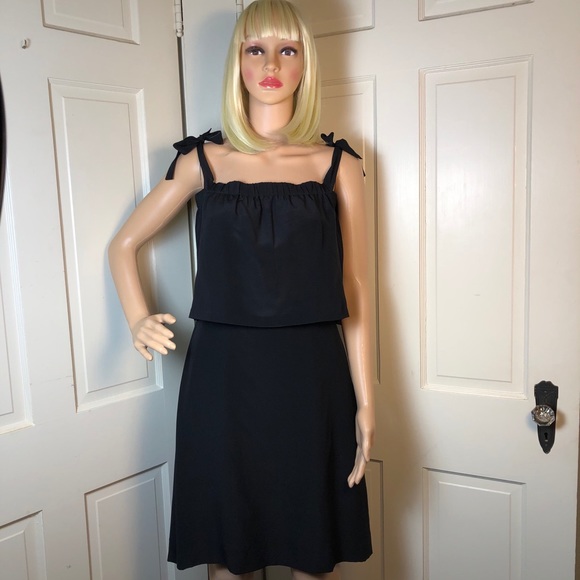 NWT Madewell Silk Off the Shoulder Dress Sz 10 - Picture 2 of 4